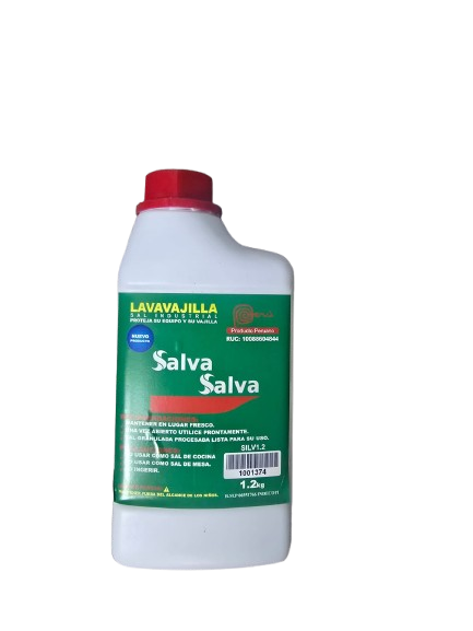 SAL LAVAVAJILLA SALVA FRASCO X1.2KG