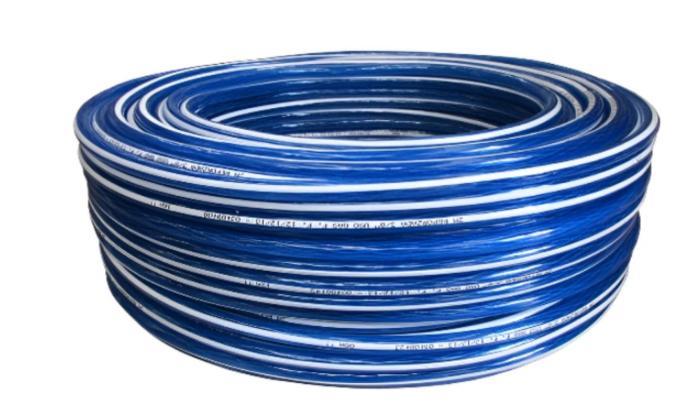 MANGUERA GAS 3/8 x metro BLANCA-NARANJA REFORZADA o AZUL