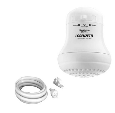 DUCHA ELEC LOREN MAXI  4T BLANCA 220V 6800W