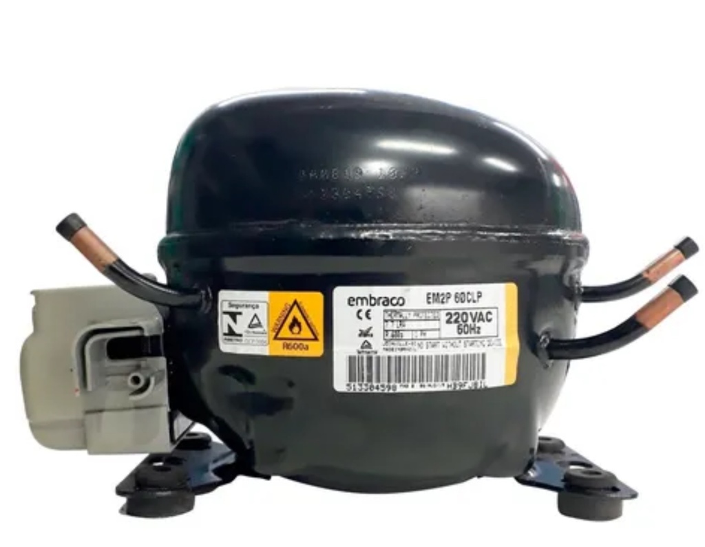 MOTOR COMPRESOR EMB 1/6 R600 568 BTU   VER EM2T60CLP