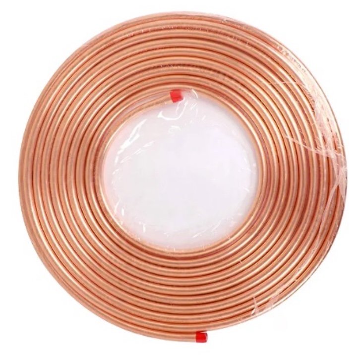 TUBO COBRE 09.52 3/8 * 0.60 X ROLLO 15 metros 2.25 kg