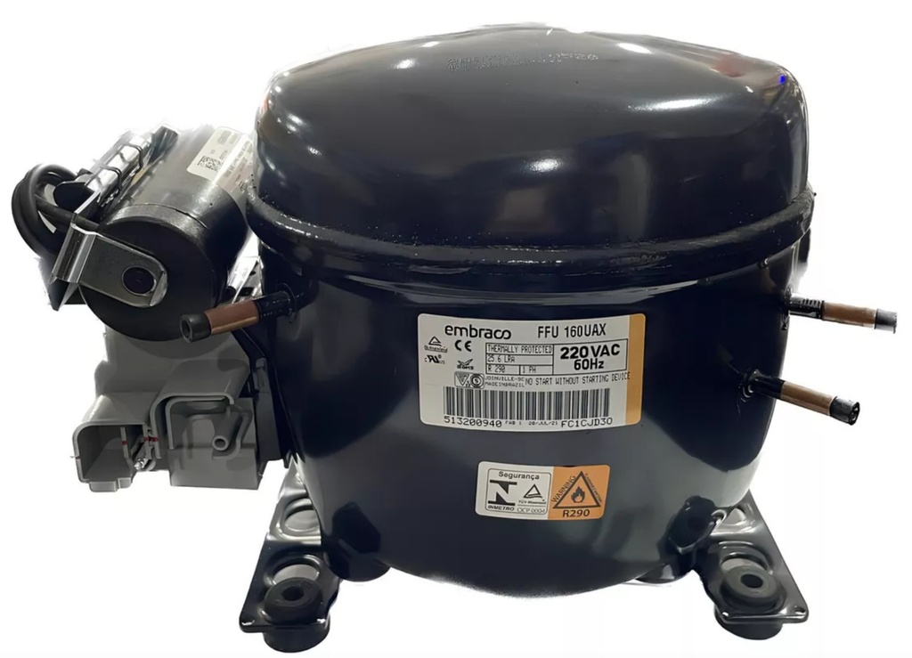 MOTOR COMPRESOR EMB 1/2 R290 LBP/1650 MBP BTU 220/1/60 D9.75