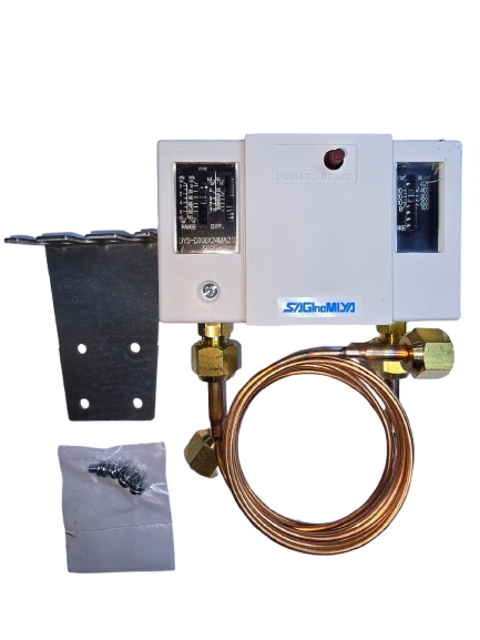 PRESOSTATO ALTA Y BAJA  SAGINOMIYA DUAL F12-F22 DYS-D306X24MA2102