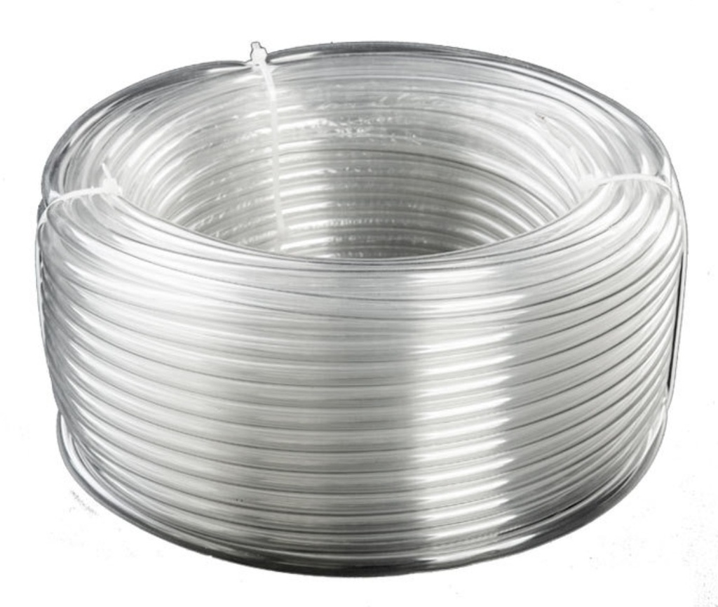 MANGUERA SILICONADA 9.5X 12mm (3/8) X METRO ACARAMELADA DRENAJE B.CONDENSADO