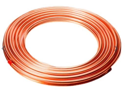 [TC-5/8X.70] TUBO COBRE 15.87 5/8 * 0.70 X ROLLO 15 metros 4.470 kg