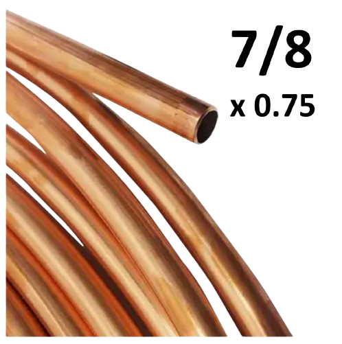 [TC-7/8X.75 ] TUBO COBRE 22.22 7/8 * 0.75 X ROLLO 15 metros 6.765 kg