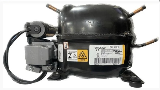 [EMI90UEX] MOTOR COMPRESOR EMB 1/4 R290 947 BTU 4.99 cm3 220V-60 HZ LBP-MBP