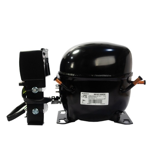[NEK2168GK] MOTOR COMPRESOR EMB.ASPER 3/4 HP R404A LBP 2783 BTU 14.28 cm3  220/1/60