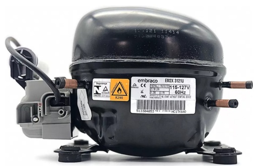 [EM2X3121U] MOTOR COMPRESOR EMB 1/3 R290 LPB/1151MBP/2008 BTU D/5.54 220/1/60 8EA17C3 4TM302KFBYY-53