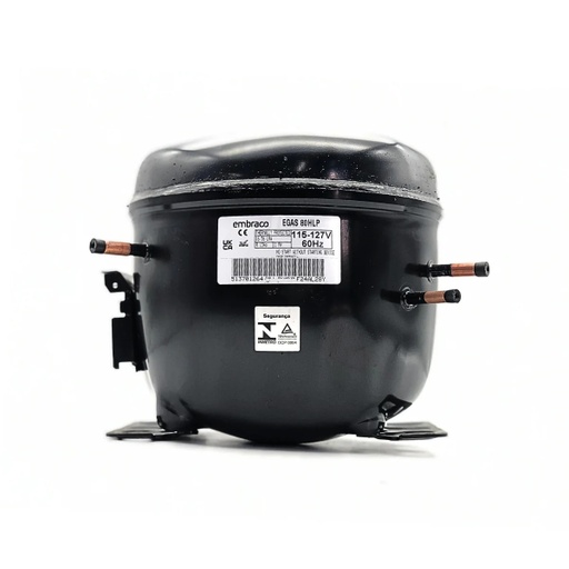 [EGAS80HLP-1] MOTOR COMPRESOR EMB 1/4 R134A 820 BTU 6.44 cm3 110/60 LBP