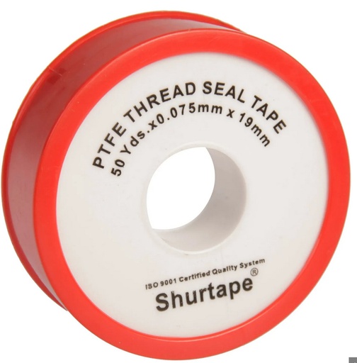 [CT.R001] CINTA TEFLON AGUA ROJA SCHUBERT g&amp;a