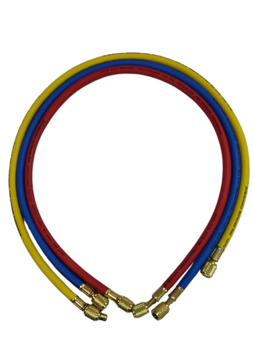 [CT-36-800  H-336   336-RYB-134A] MANGUERA CARGA MANOMETRO X3  90cn  RO-AZ-AM  R134A-R22