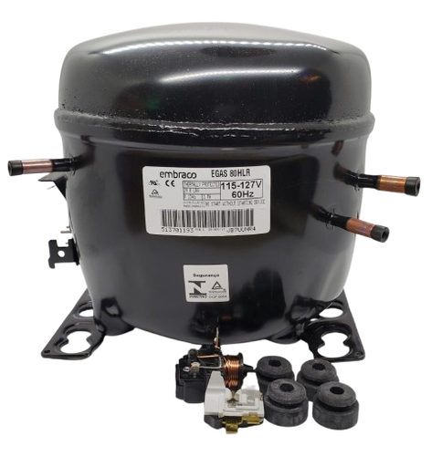[EGAS80HLR-1] MOTOR COMPRESOR EMB 1/4 R134A 820 BTU 110V 60 HZ  LBP