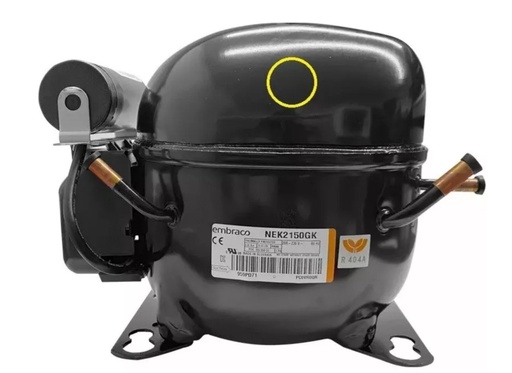 [NEK2150GK] MOTOR COMPRESOR EMB.ASPER 1/2 HP R404A LBP 2470 BTU 220/1/60