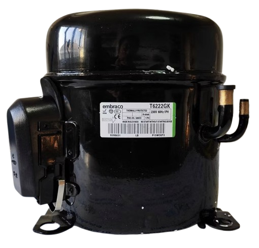 [T6222GK] MOTOR COMPRESOR EMB.ASPER 1 HP R404A  HBP 11200 BTU 220/1/60